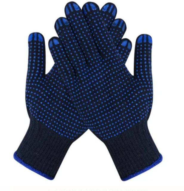Single Dotted Working Gloves – Factory Rate (6 Pairs)