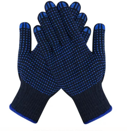 Single Dotted Working Gloves – Factory Rate (6 Pairs)