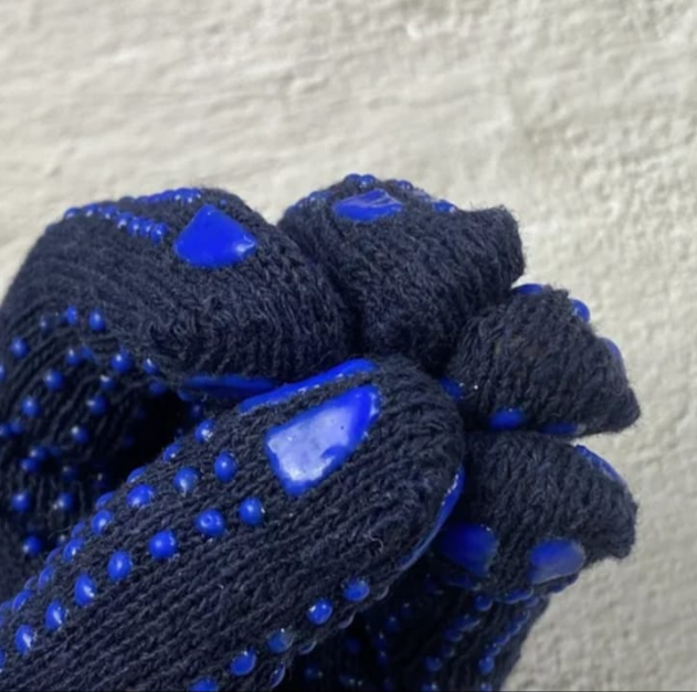 Single Dotted Working Gloves – Factory Rate (6 Pairs)