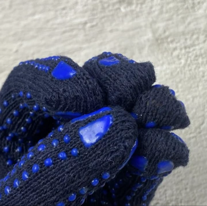 Single Dotted Working Gloves – Factory Rate (6 Pairs)
